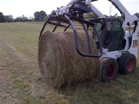 skid steer bale handler attachment|bales attachments.